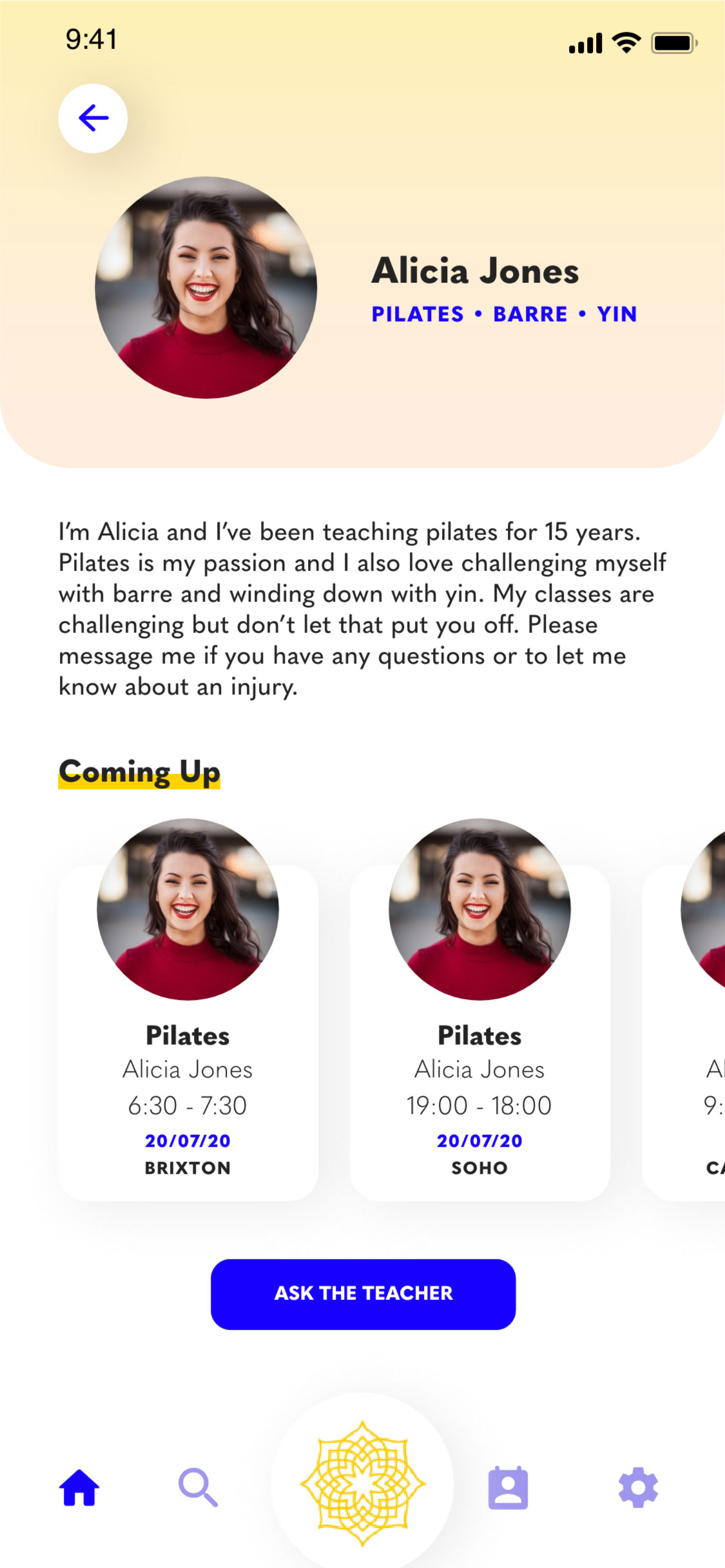 Designed policy dashboard